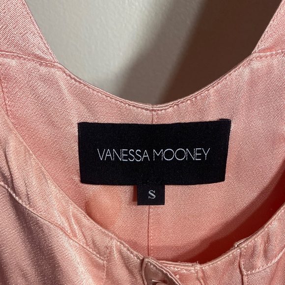 Vanessa Mooney Peach Button-Down Blouse - Picture 3 of 4